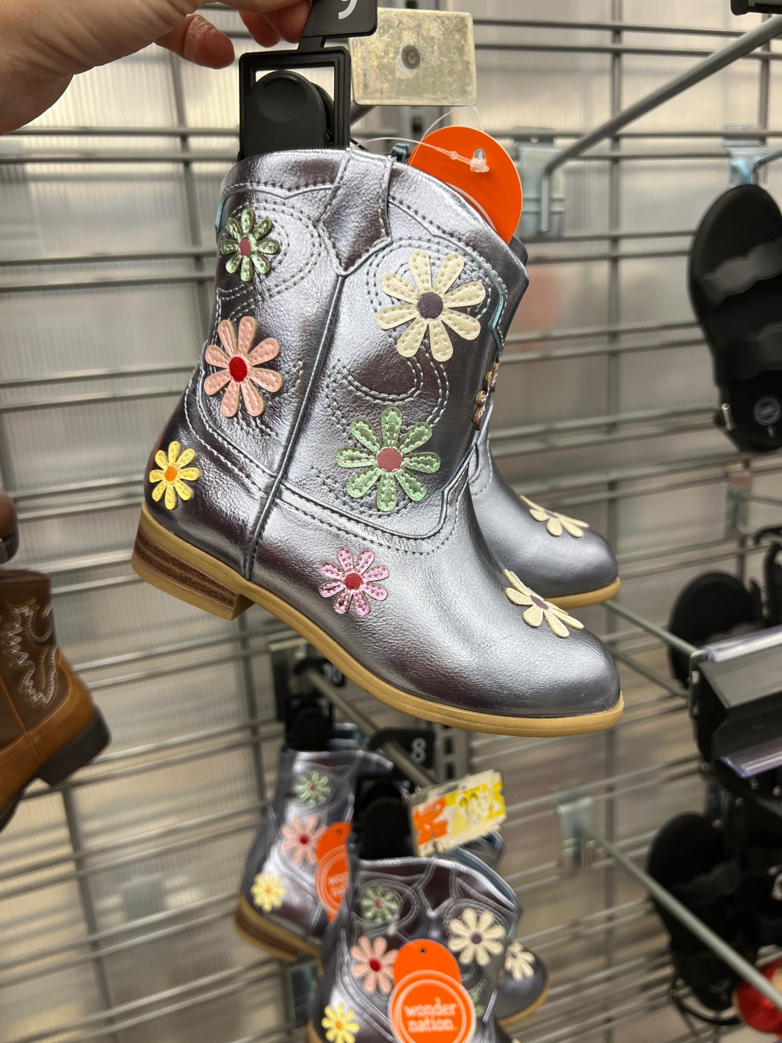 The cutest girls cowboy boots at Walmart! 