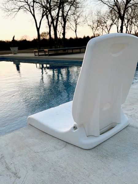 Poolside portable, foldable seat stays in place on edges of pools, docks, tailgates. Ideal for pool edge, beach, tailgating, camping, back support while sitting on floor 

#LTKswim #LTKhome #LTKunder50