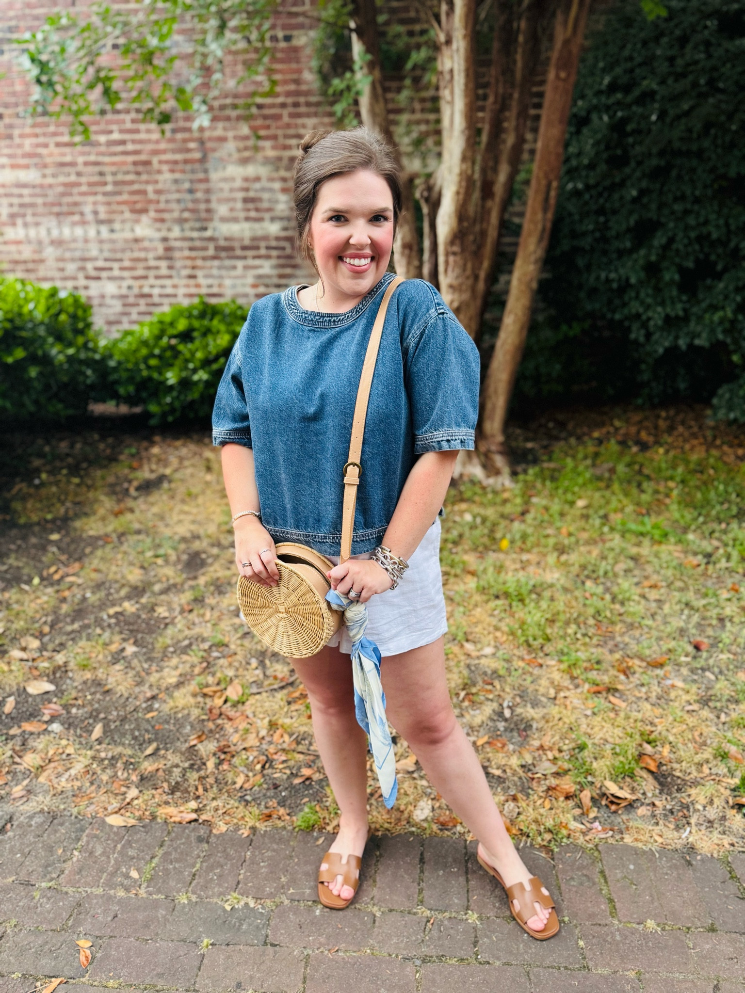 Denim and linen, an unstoppable combo! 

#LTKmidsize #LTKsalealert #LTKfindsunder50