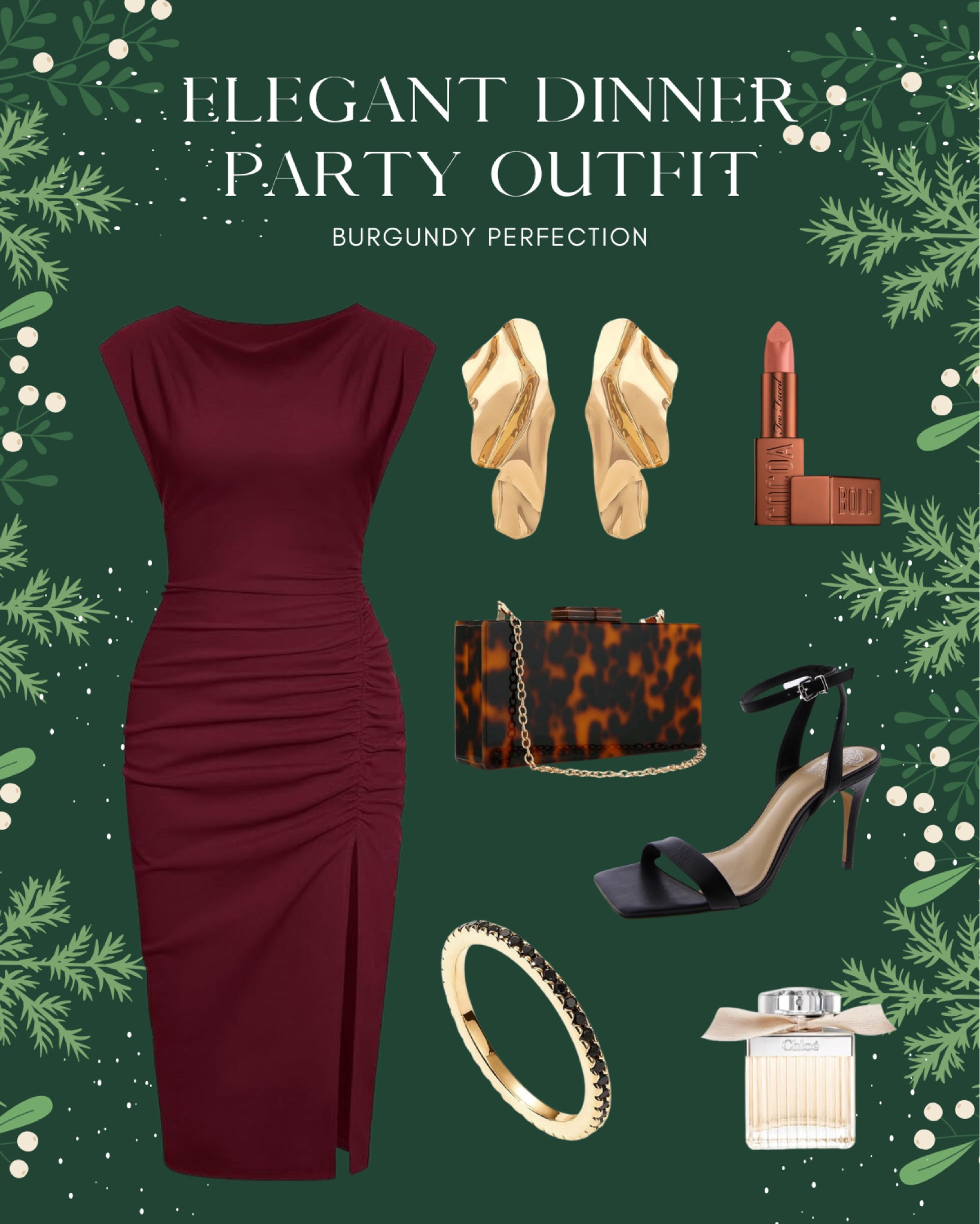 Burgundy Perfection 

#LTKHoliday #LTKMidsize #LTKOver40