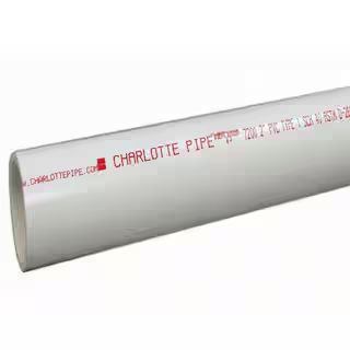 Charlotte Pipe 1-1/2 in. x 10 ft. PVC Schedule 40 DWV Pipe PVC071120600 - The Home Depot | The Home Depot