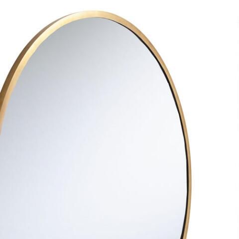 Round Metal Sana Mirror | World Market