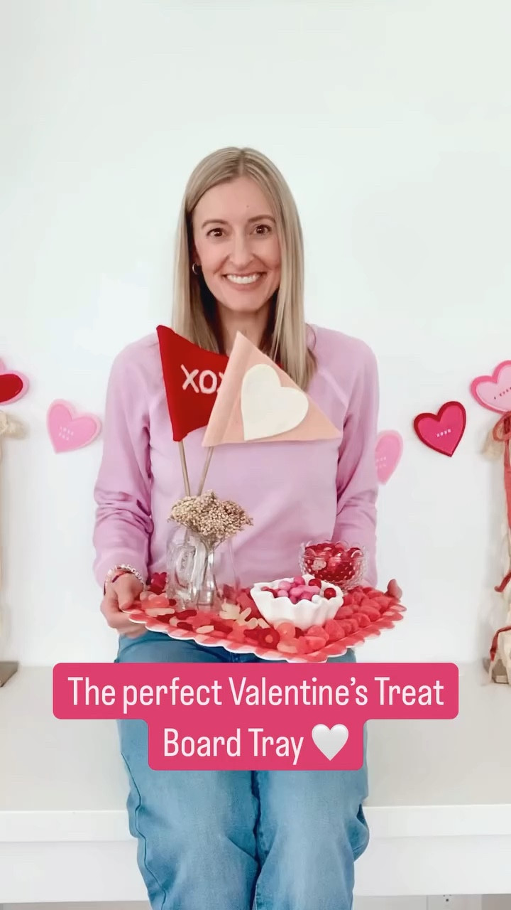 The perfect tray for a Valentine’s Treat Board! Whether I’m hosting a girl’s night, throwing a family dinner, or looking for a fun way to display treats in my kitchen, this serving tray is my go to for all things Valentine’s treats! 

Check out our links to see the two other new serving trays we still have in stock ✨ I love Valentine’s Trays, heart trays, snack boards and everything pink and red! 

#therosynook #valentinestreat #valentines2025 #valentinescharcuterie

#LTKSeasonal #LTKParties #LTKHome