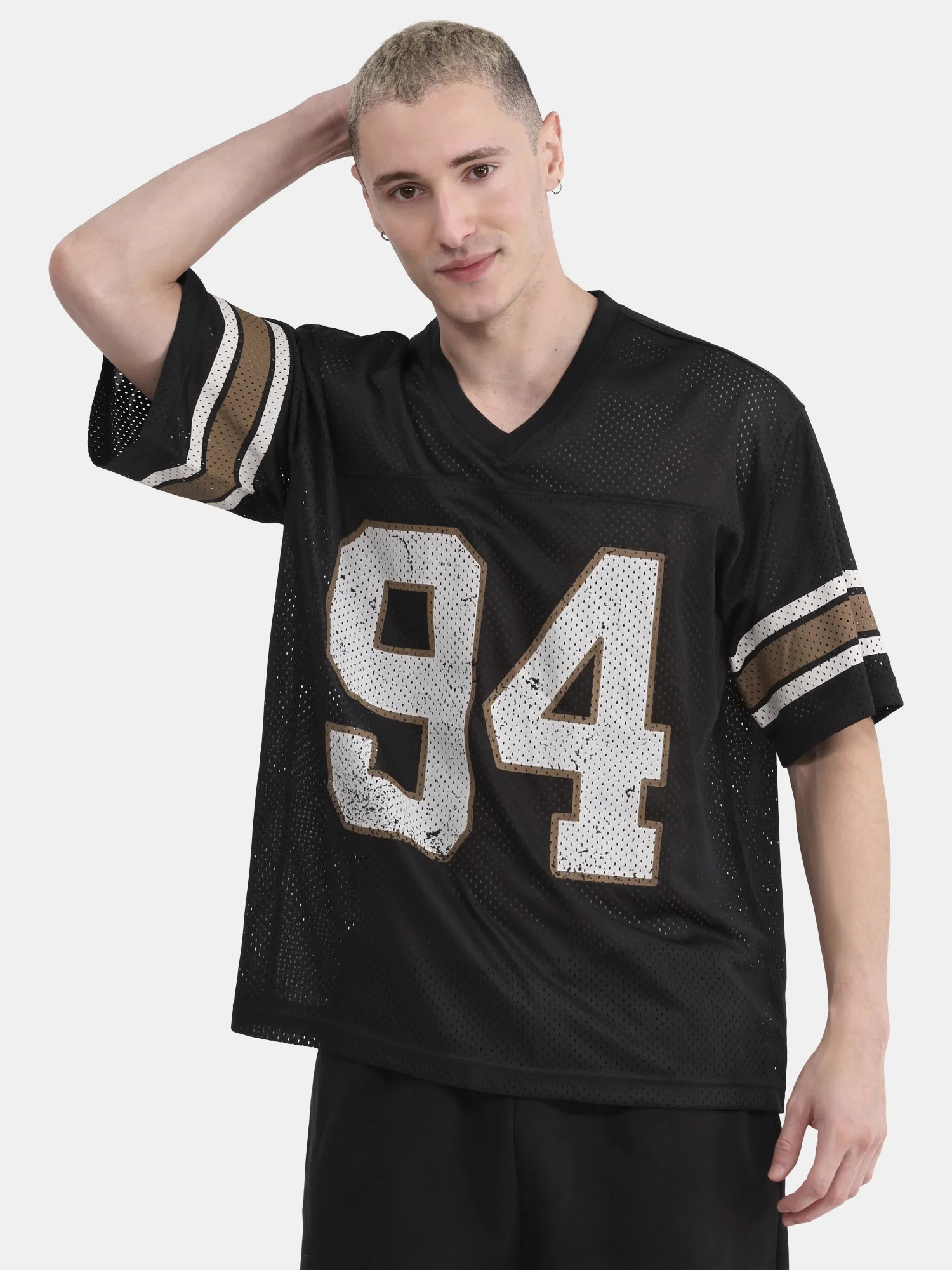 No Boundaries Men's Mesh Short Sleeve Jersey, Size XS-5XL | Walmart (US)