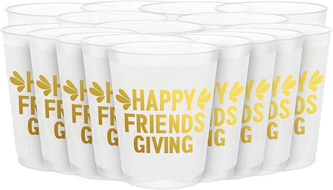 Happy Friendsgiving Cups,Friendsgiving Party Decorations,Friendsgiving Decorations,Friendsgiving ... | Amazon (US)