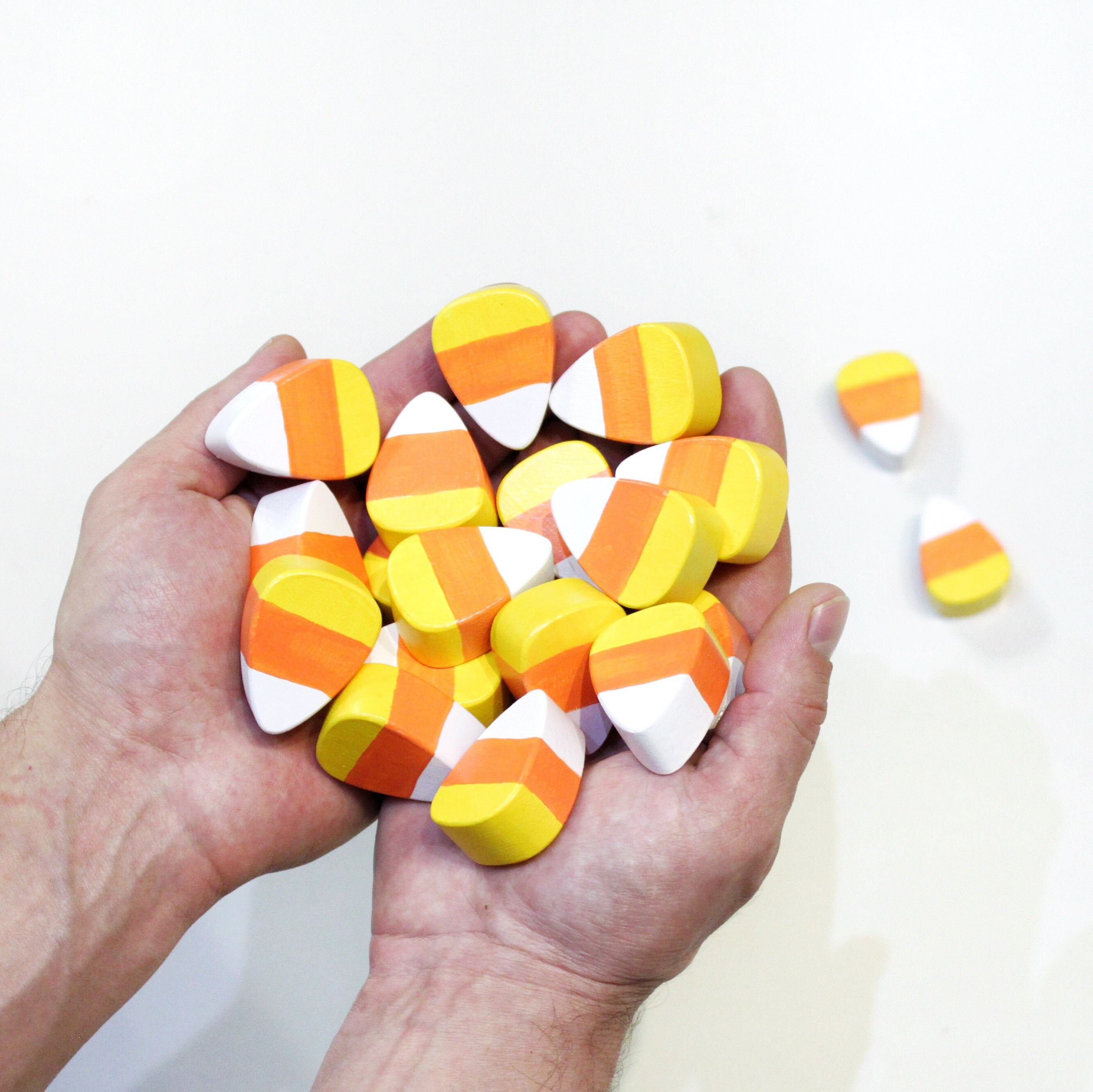 Wood Candy corn Halloween corn decor Small gifts Corn ornament Thanksgiving decor Autumn decorati... | Etsy (US)