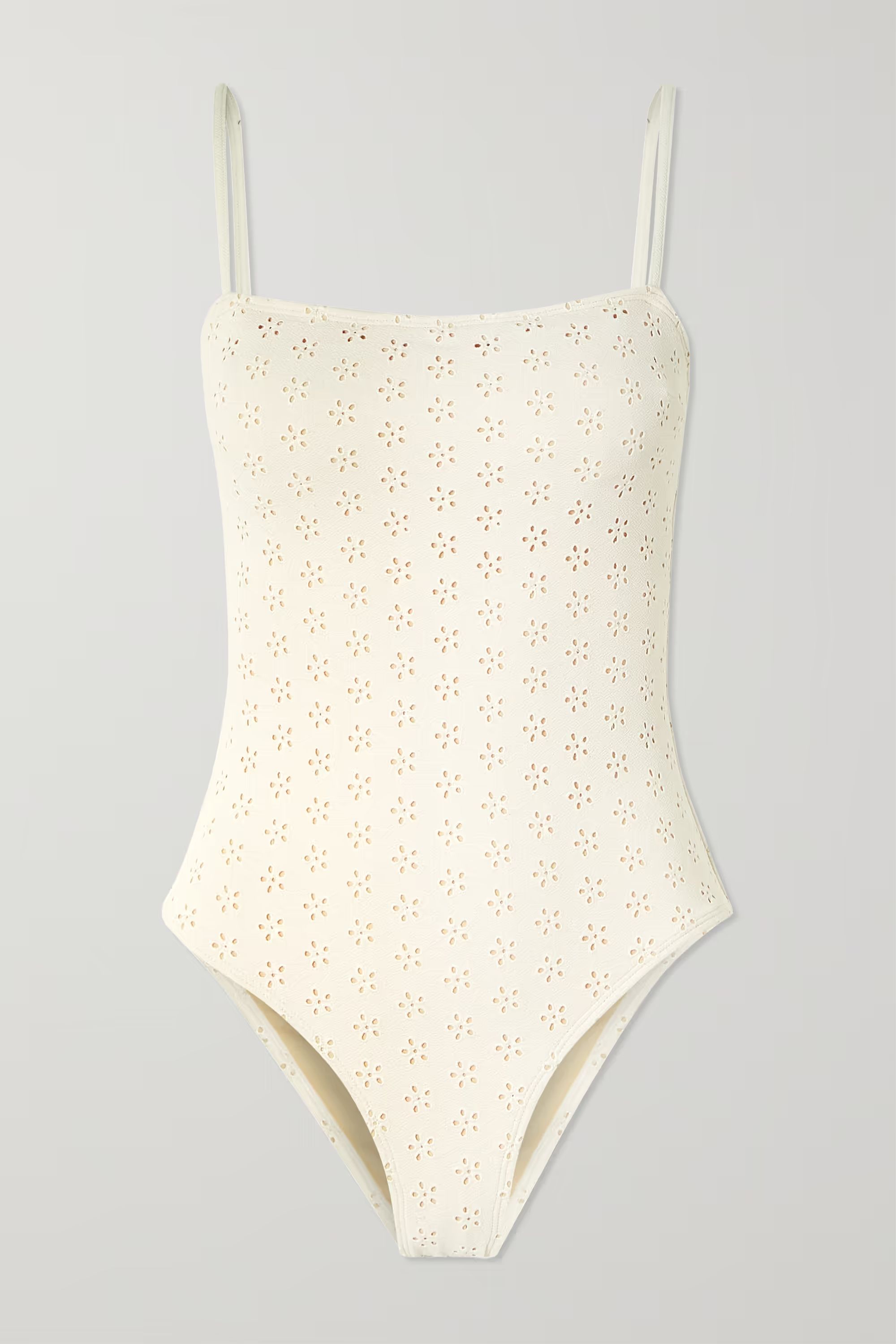 + NET SUSTAIN recycled broderie anglaise swimsuit | NET-A-PORTER (US)