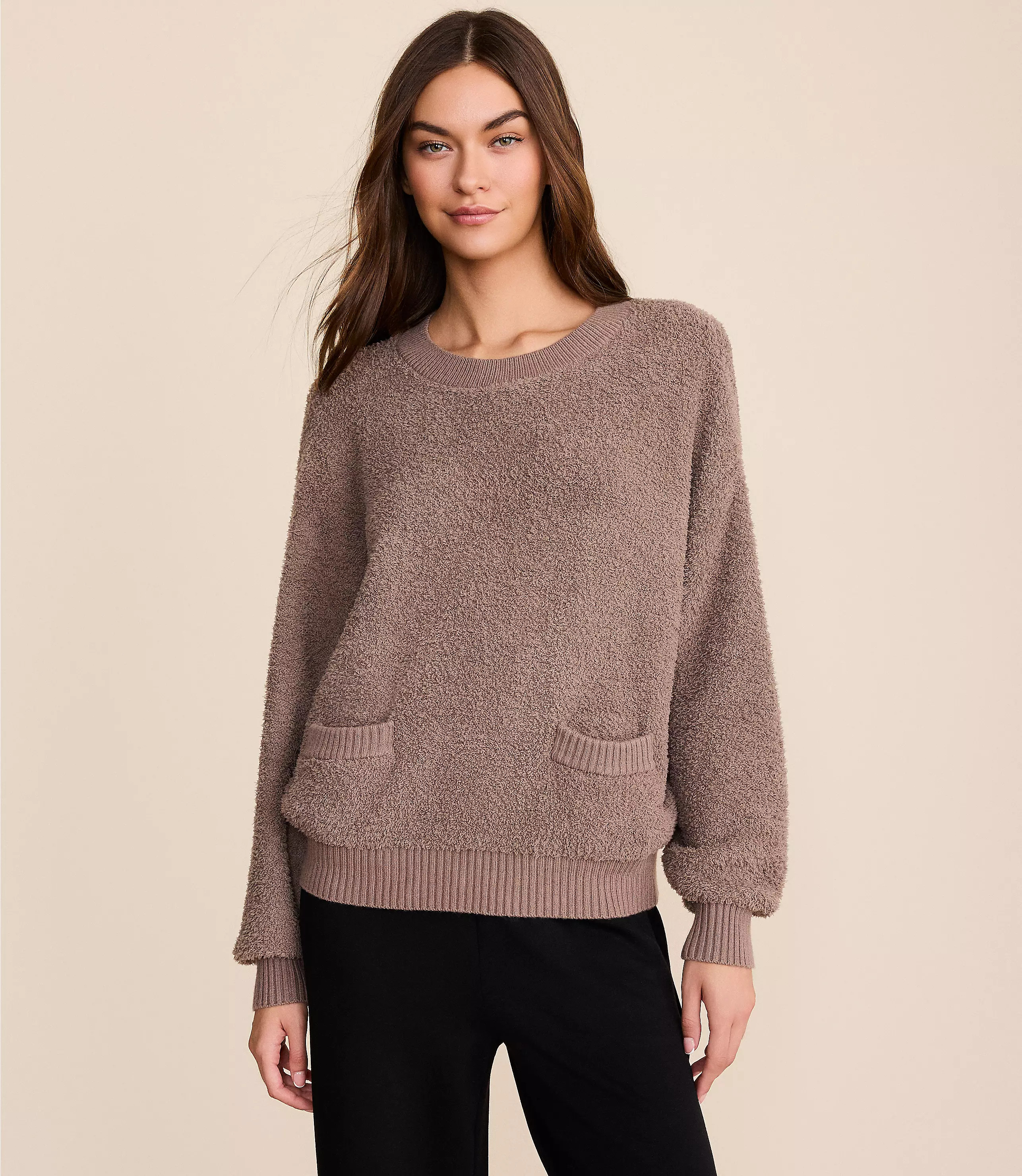 Lou & Grey Teddy Pocket Sweater | LOFT