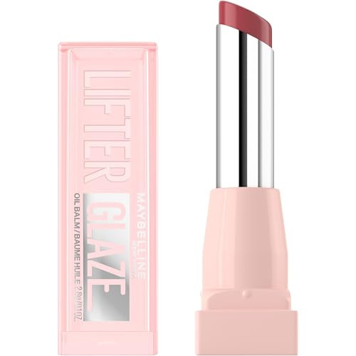 Maybelline Lifter Glaze Oil Balm with Hyaluronic Acid and Hydrating Oil Blend, Lip Balm with 24HRs of Smooth, Moisturizing Shine, Berry Haze (Sheer Cool Mauve) | Amazon (US)