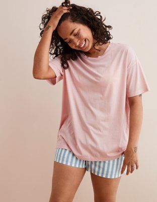 Aerie Distressed Boyfriend T-Shirt | American Eagle Outfitters (US & CA)