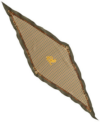 Belting and Plaid Small Diamond Scarf | Macy's