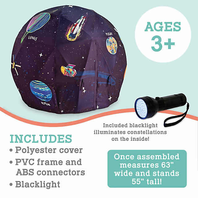 Oh So Fun! Deluxe Glow-in-the-Dark Space Fort | Mindware