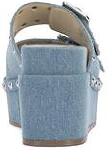 Jessica Simpson Cyriss 2 Women's Studded Buckled Platform Wedge Sandals | Amazon (US)