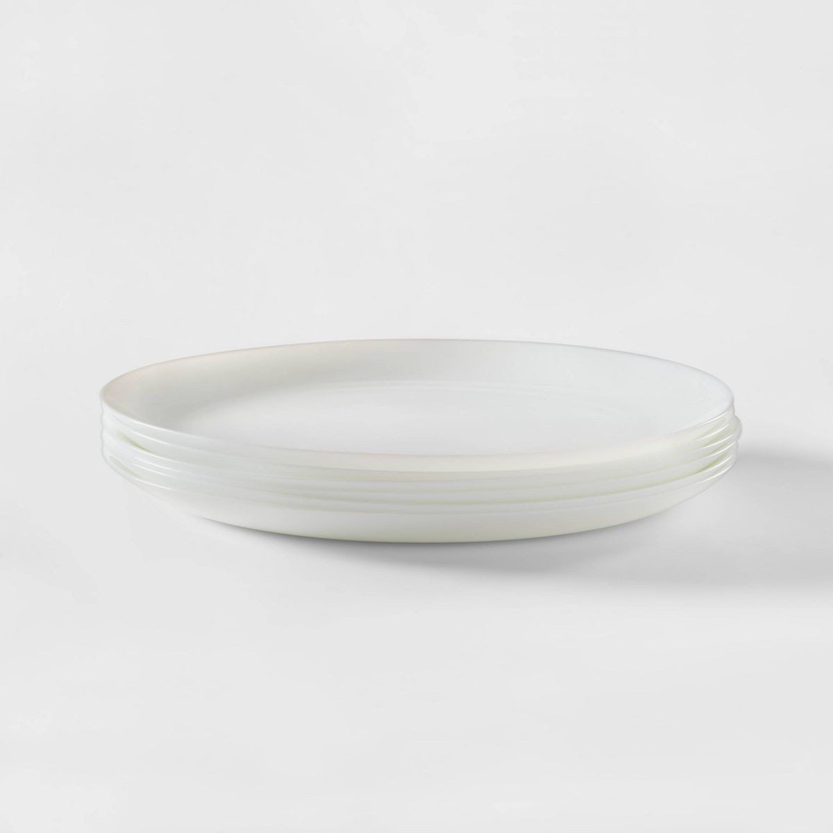 Glass Dinner Plate 10.7" White - Made By Design™ | Target
