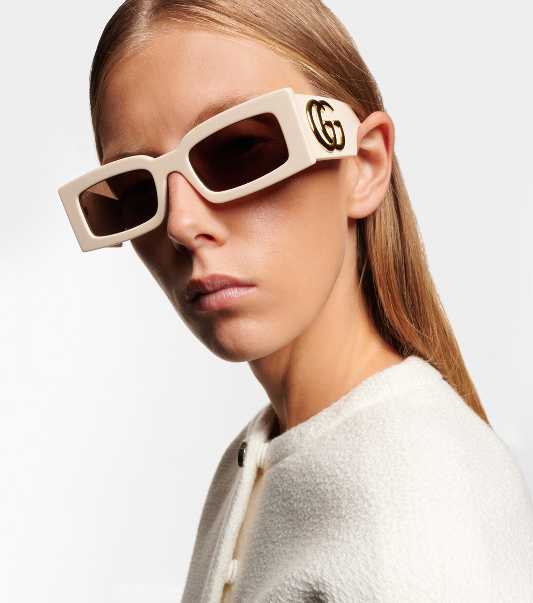 Double G rectangular sunglasses | Mytheresa (US/CA)