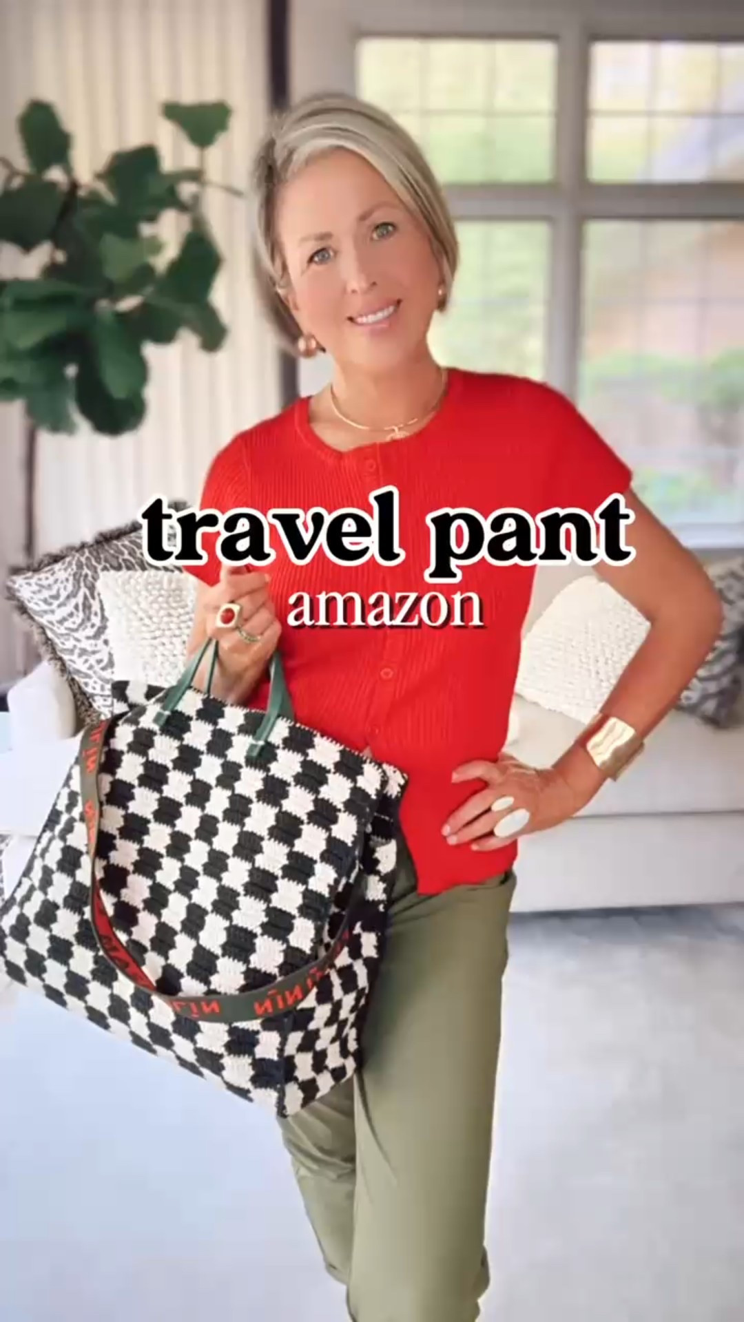 Wearing a M in the top
S in the pants 
5’5/130 

#LTKFindsUnder50 #LTKOver40 #LTKTravel