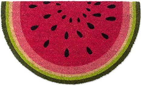 DII Indoor/Outdoor Natural Coir Fiber Spring/Summer Doormat, 18x30, Watermelon | Amazon (US)