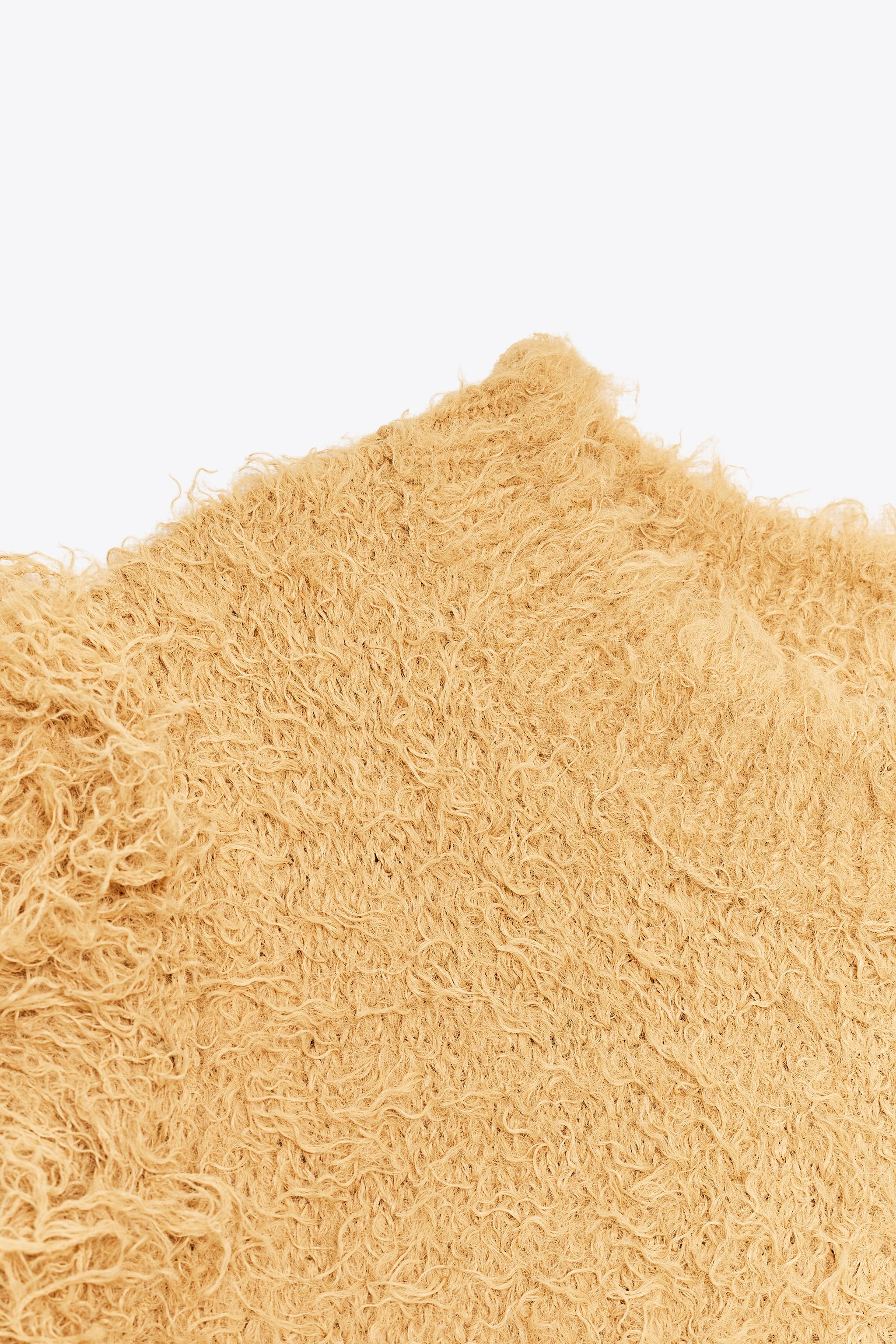 FAUX FUR KNIT TOP | Zara US