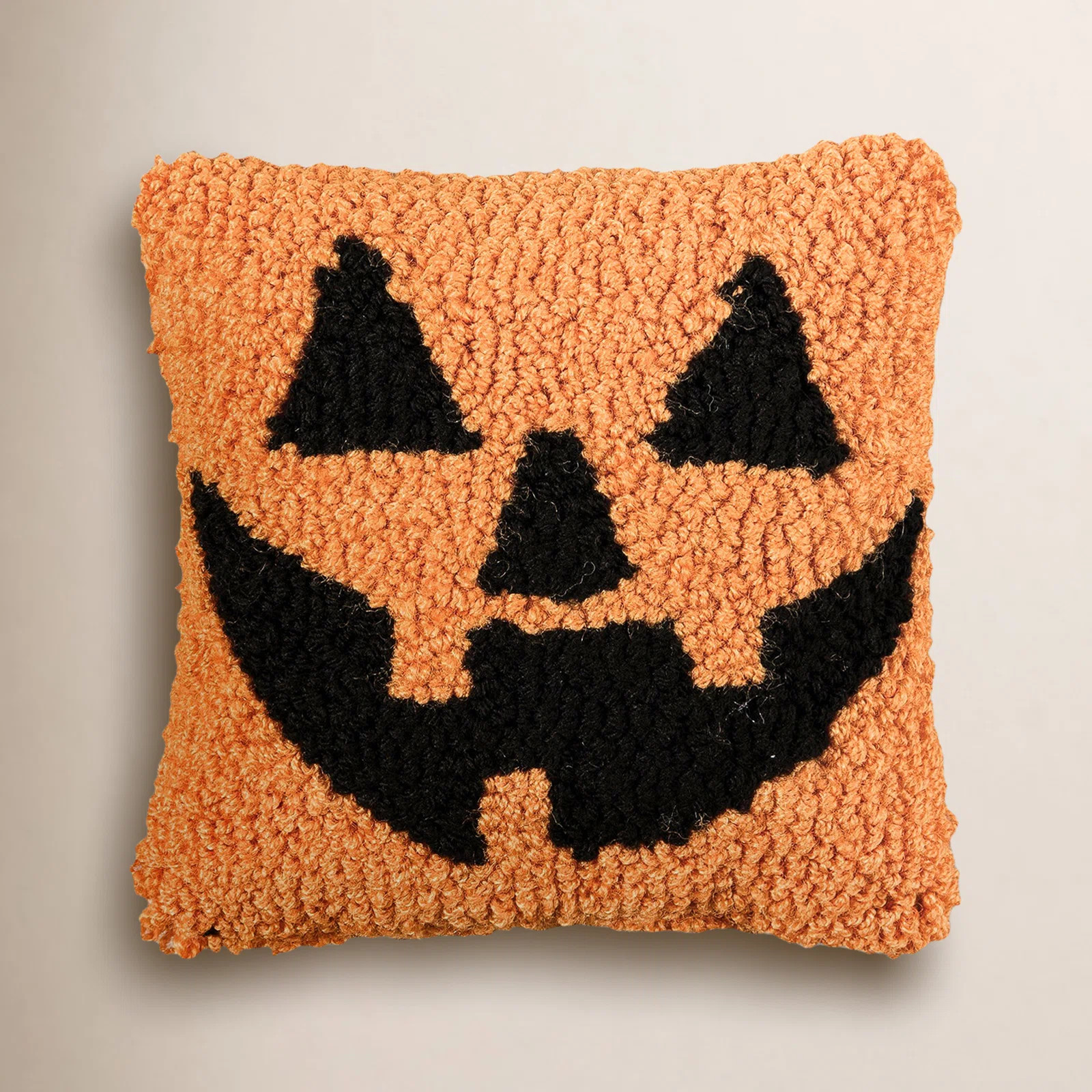 Ardsley Petite Hooked Halloween Throw Pillow | Wayfair North America