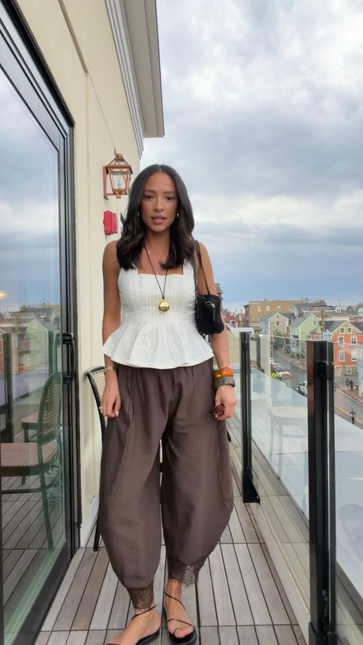 Spring outfit 🤎 Wearing size S white peplum top and size S lace hem pants 


spring outfit, spring fashion, spring style, weekend outfit, date night outfit, summer outfit, mom outfit, postpartum outfit

#LTKSeasonal #LTKootd #LTKmomlife