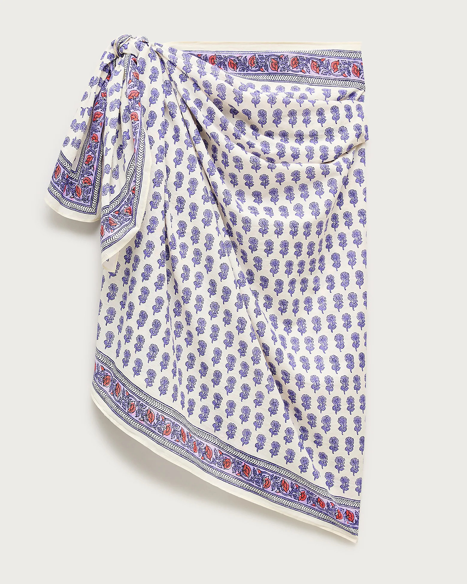 Cotton sarong in prints | J. Crew US