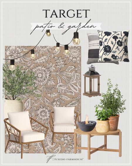 Target - Patio & Garden

Target has some wonderful patio  accents that are perfect to set you up for the Summer!

Seasonal, patio, porch, outdoor, chairs, furniture , rugs, lanterns, lighting, pillows

#LTKSeasonal #LTKhome