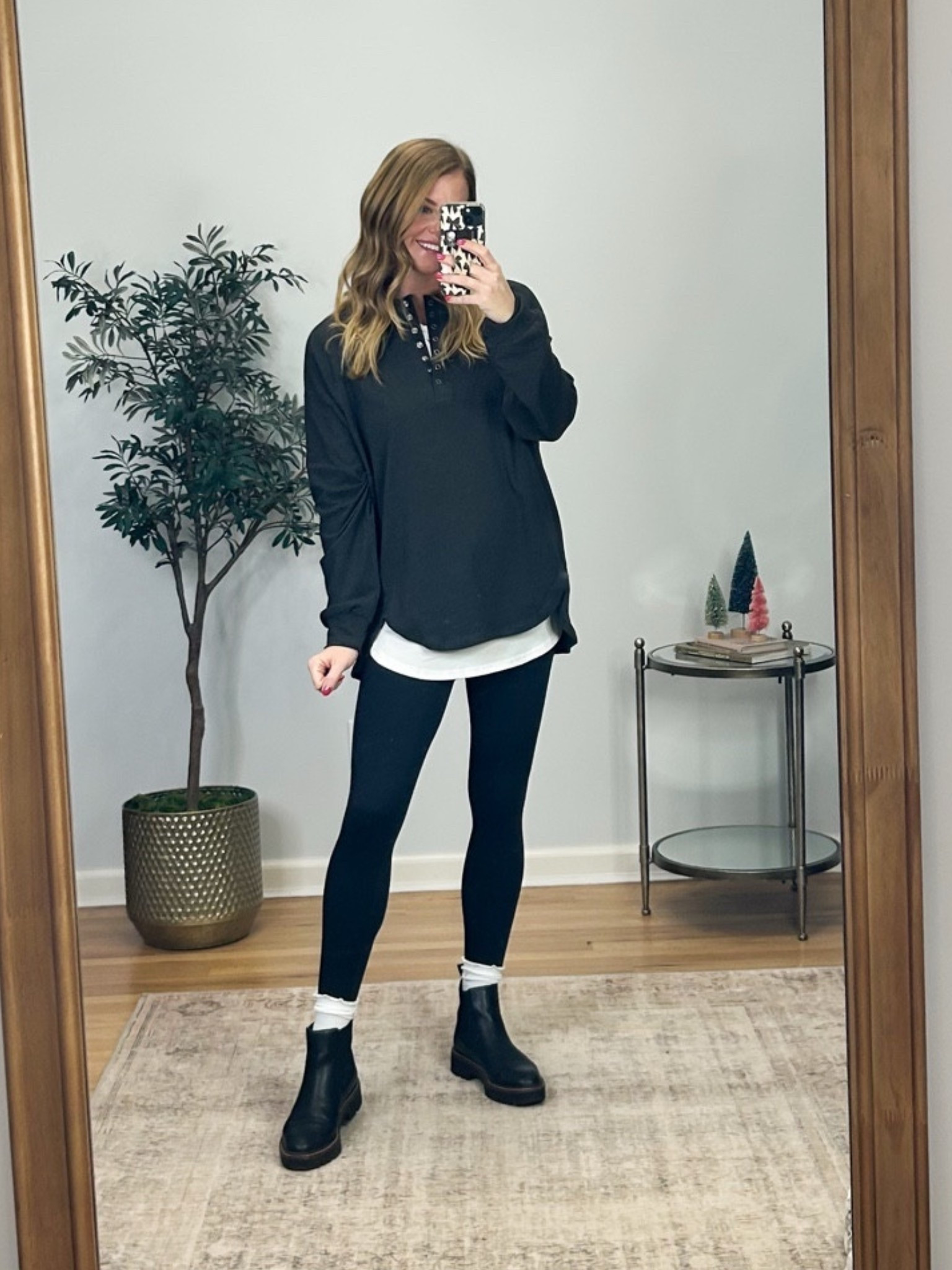 Comfy, casual & 100% legging-friendly 🤍 This is the kind of top you throw on once and never want to take off—soft, relaxed, and perfect for mom life, errands, coffee runs, or couch days. Styled with leggings but cute enough to feel put together ✨sized up to a M



#ltkfinds #ltkunder50 #casualoutfit #leggingsoutfit #leggingfriendly #comfyfashion #everydaystyle #momstyle #affordablefashion #cozyvibes

#LTKFindsUnder50 #LTKmomlife #LTKootd