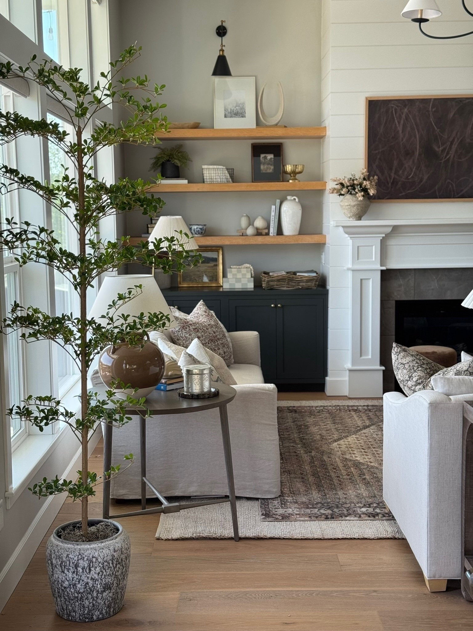 My shady lady in all her glory! I love the additional height of this tree, and it’s such a beautiful designer look for less option! If you’re wanting something to replace your holiday tree, this is an amazing option! Under $135!!

#LTKSaleAlert #LTKHome