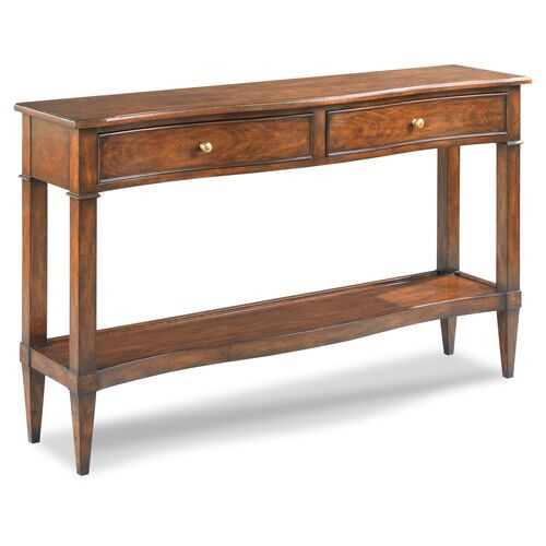 Serpentine Console, Hazelnut | One Kings Lane