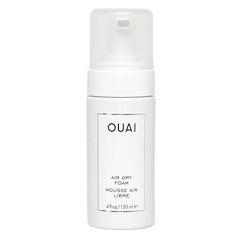 OUAI Air Dry Foam - Hair Mousse for Curly Hair & Beach Waves - Conditioning & Detangling With Kal... | Amazon (US)