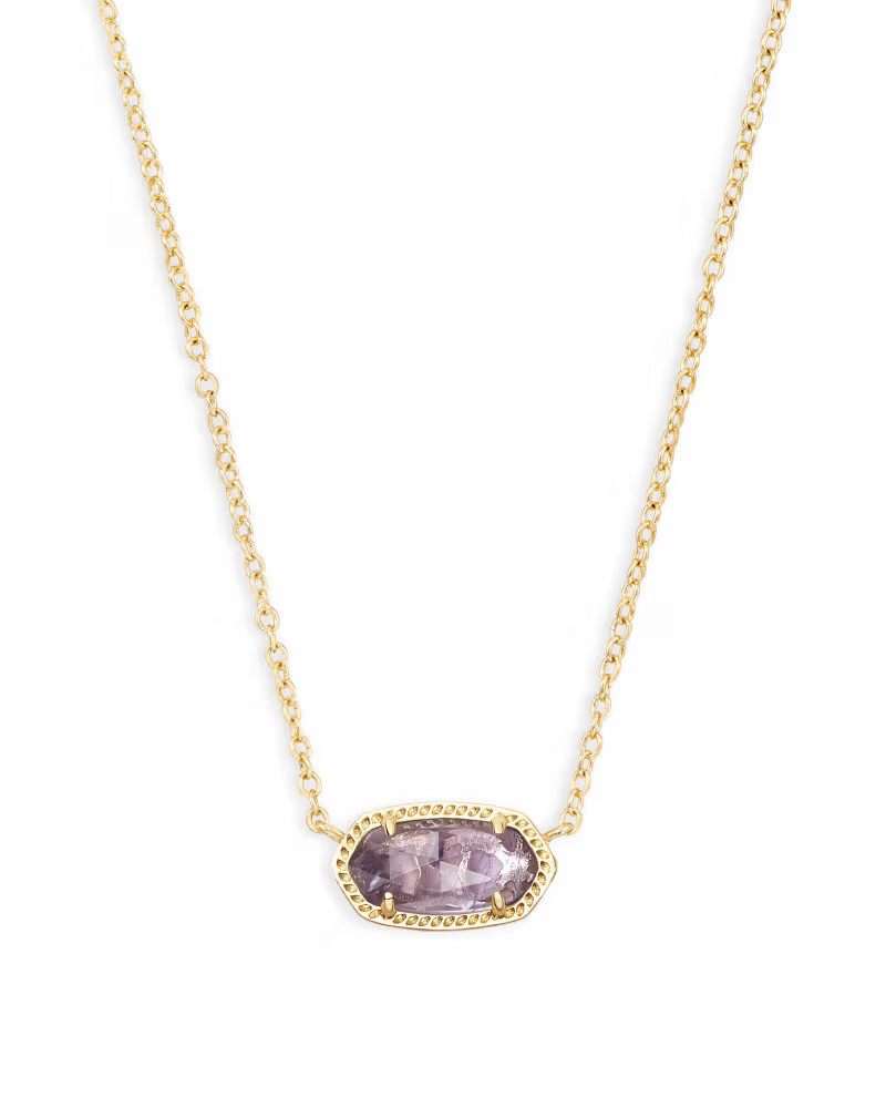 Elisa Gold Pendant Necklace in White Kyocera Opal | Kendra Scott | Kendra Scott
