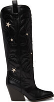 Stella McCartney Black Star Cowboy Boots | SSENSE