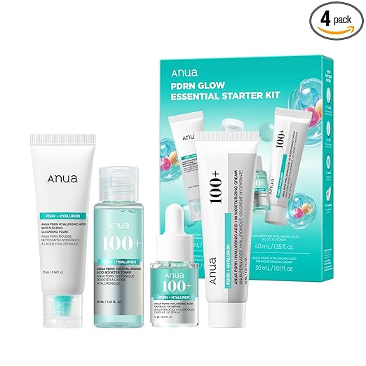 Anua Salmon DNA PDRN Glow Essential Starter Kit, Plumpness for Hydration, Collagen for Firming & ... | Amazon (US)