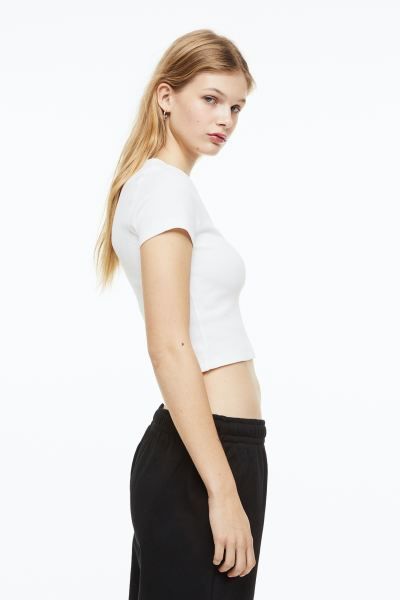 Ribbed Crop Top | H&M (US + CA)