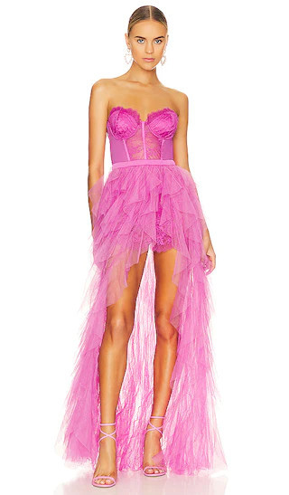 X REVOLVE Bustier Gown | Fuchsia Dress | Magenta Dress | Pink Gown | Long Pink Dress | Revolve Clothing (Global)