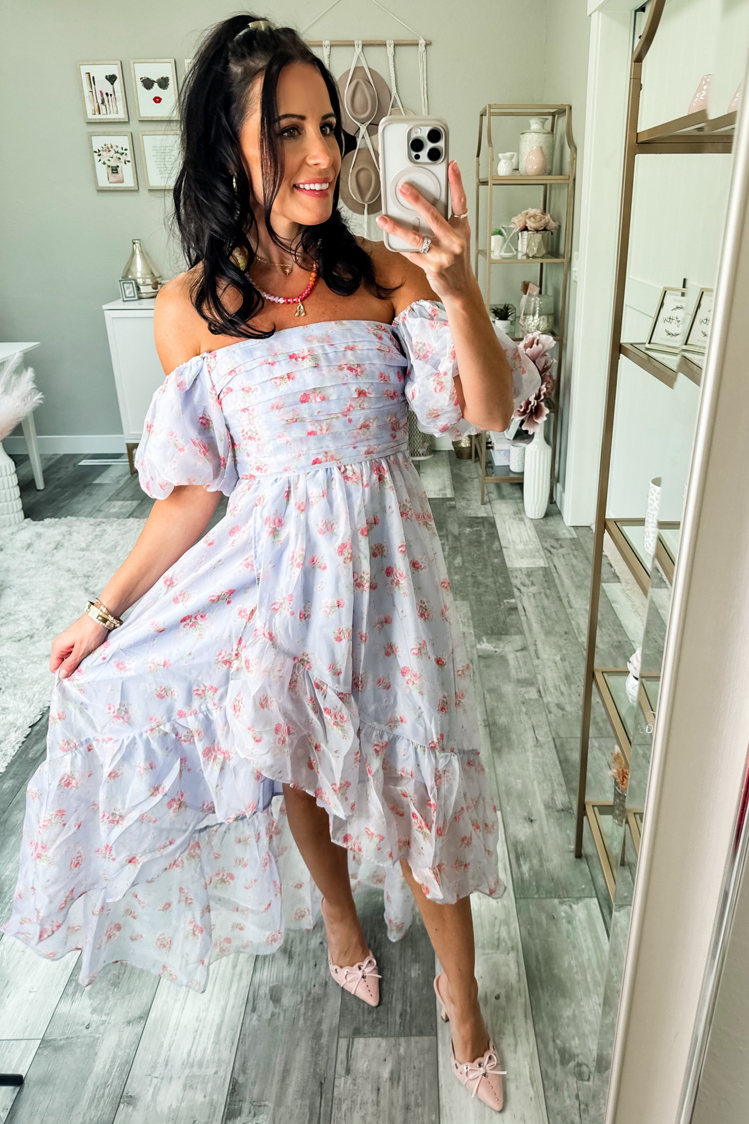 This Abercrombie order was sooo good! Living out my princess dreams in this dress! Would be a perfect wedding guest dress! 

Floral dress:
XS petite - ran slightly small and long  

Abercrombie haul, Abercrombie dress, fall outfit, early fall outfit, petite fashion, petite outfit inspo, chic outfit, wedding guest dress, midi dress, floral dress, high low dress

#LTKWedding #LTKFindsUnder100 #LTKFindsUnder50