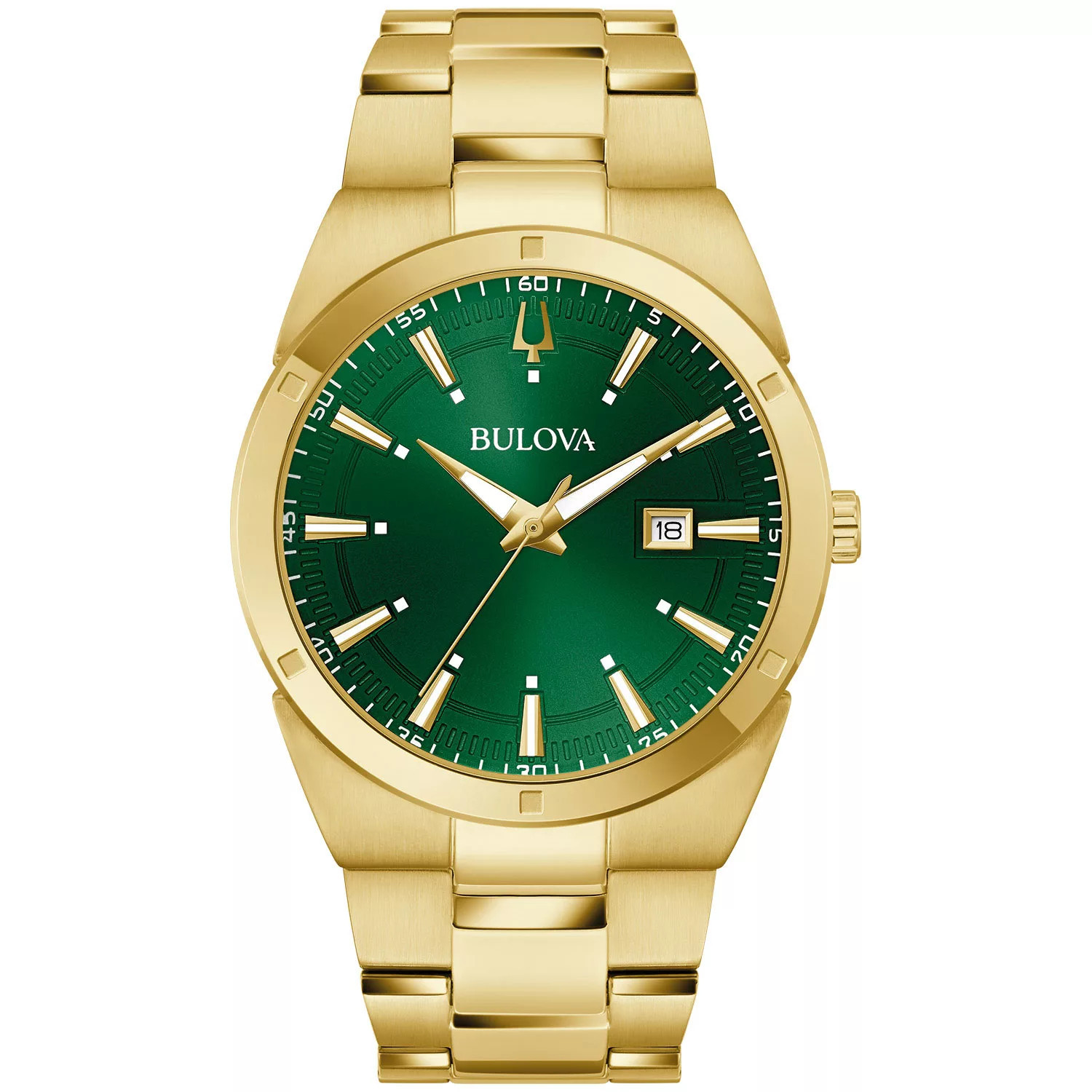 Bulova Men's Gold Tone Stainless Steel Bracelet Watch, 97B221 | Sam's Club
