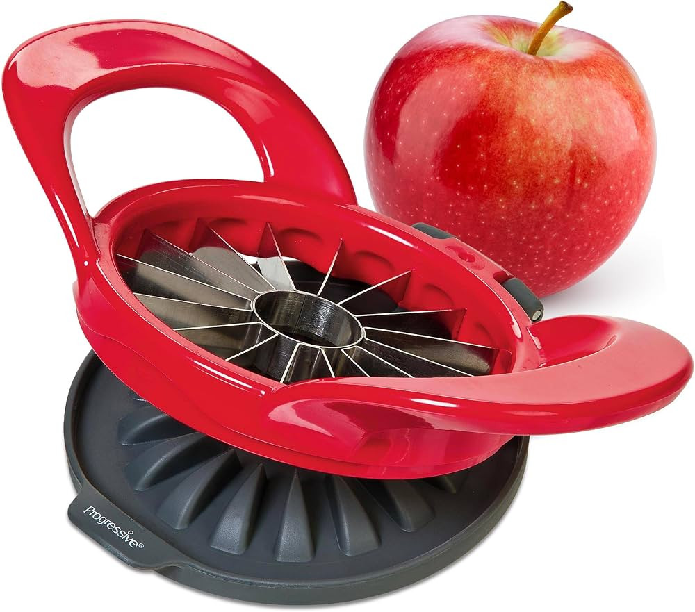 PrepWorks by Progressive Dishwasher Safe 16-Slice Thin Apple Slicer and Corer with Attached Safet... | Amazon (US)