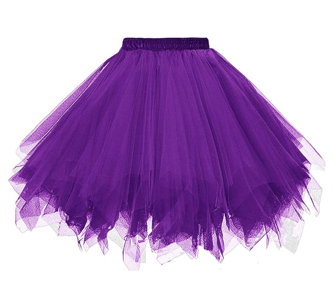Dressever Vintage 1950s Short Tulle Petticoat Ballet Bubble Tutu | Amazon (US)