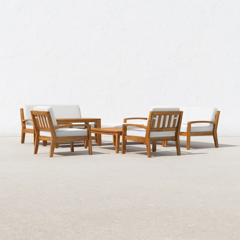 Penrock 7 - Person Outdoor Seating Group with Cushions | Wayfair North America