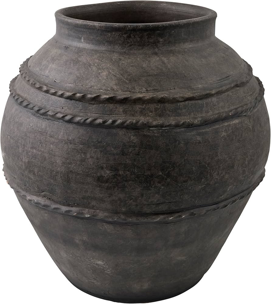 Livabliss x Galey Alix Stevi Global Vase, 15" H x 15" W x 15" D, Gray | Amazon (US)