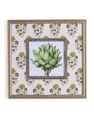 18x18 Orf Border Artichoke Framed Wall Art | TJ Maxx