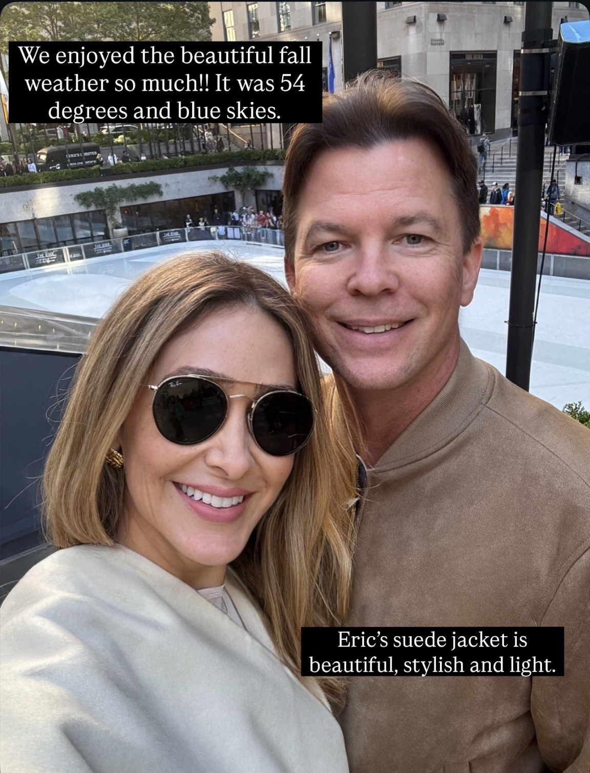 Elegant and comfortable outfits we wore in MY yesterday. 
All run tts , wearing small
Eric’s suede jacket is size medium 
Runs tts 

#LTKOver40 #LTKStyleTip #LTKTravel