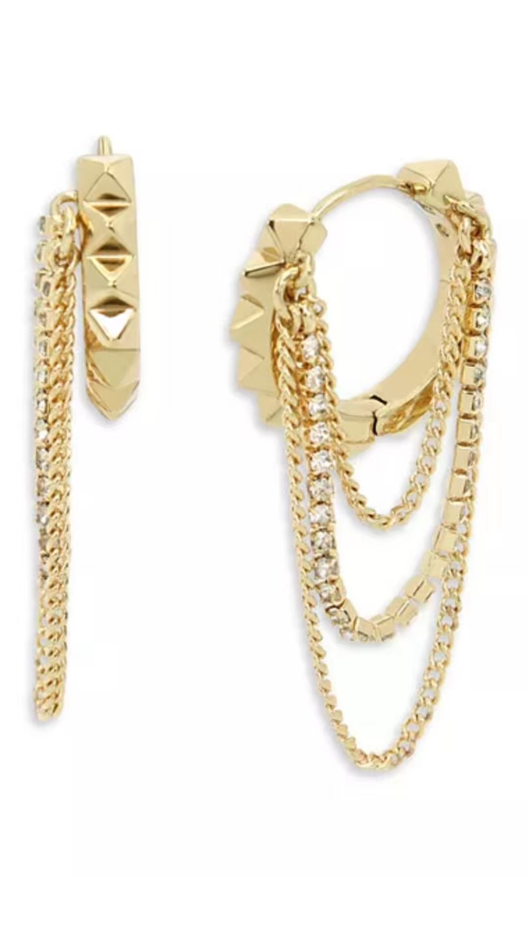 Studded Swag Chain Huggie Earrings

#LTKStyleTip #LTKBeauty #LTKFindsUnder100