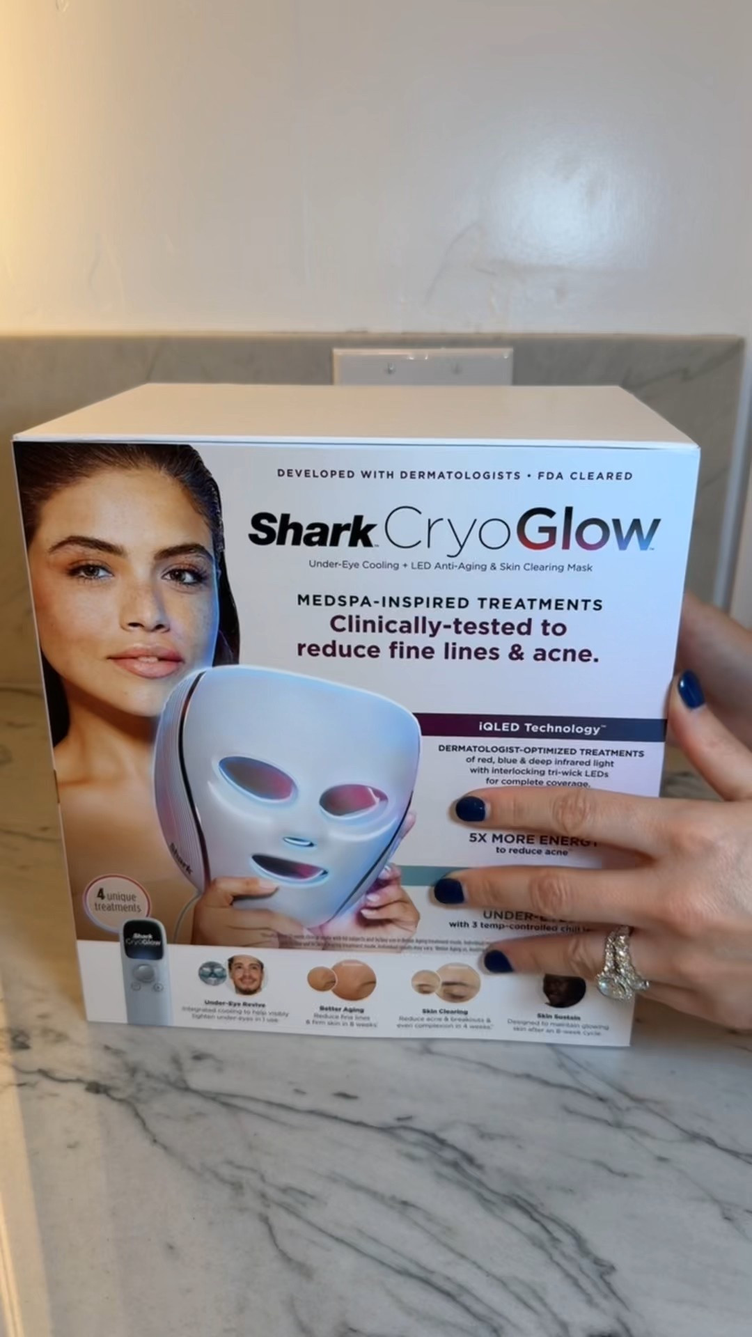 Can’t wait to use my shark cryo glow mask 

#LTKValentine #LTKdayinmylife #LTKselfcare