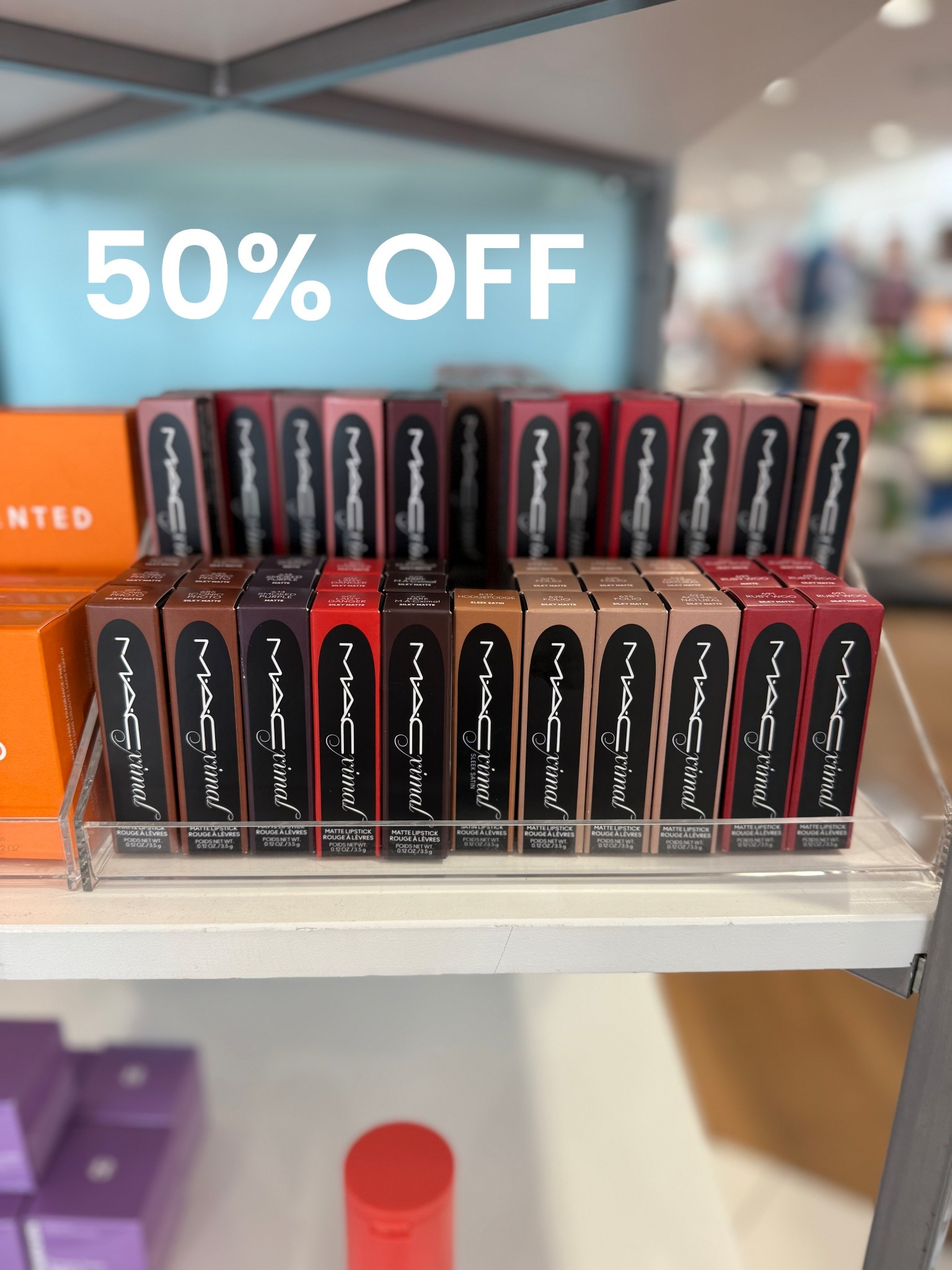 Stock up on MAC lipsticks - 50% off