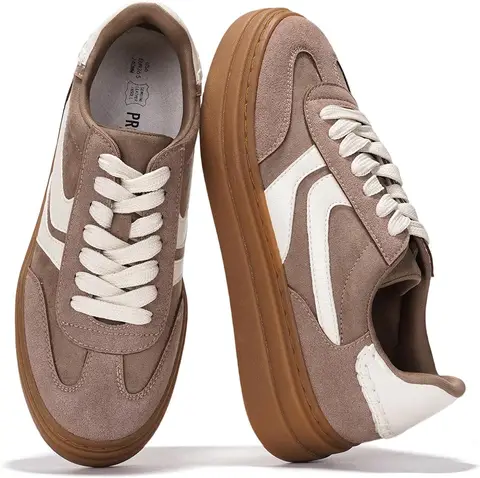 Platform Sneakers for Women Footwear - Lightweight Lace-up Shoes for Women