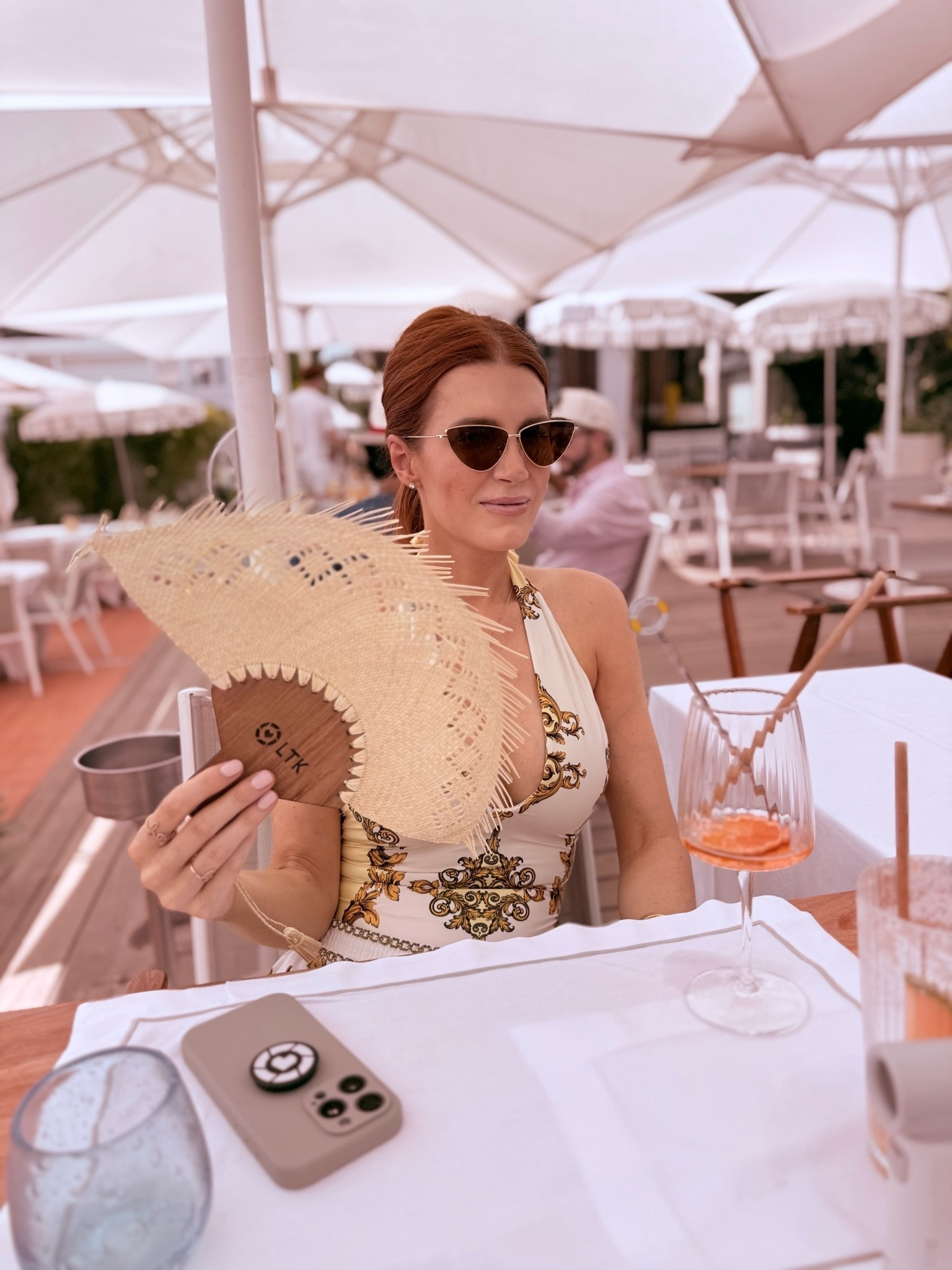 My two most-used accessories in Cannes: these sunglasses and a rechargeable fan (not pictured). It’s hot and humid, and the fan will be in my bag every day.

#LTKdayinmylife #LTKSwim #LTKTravel