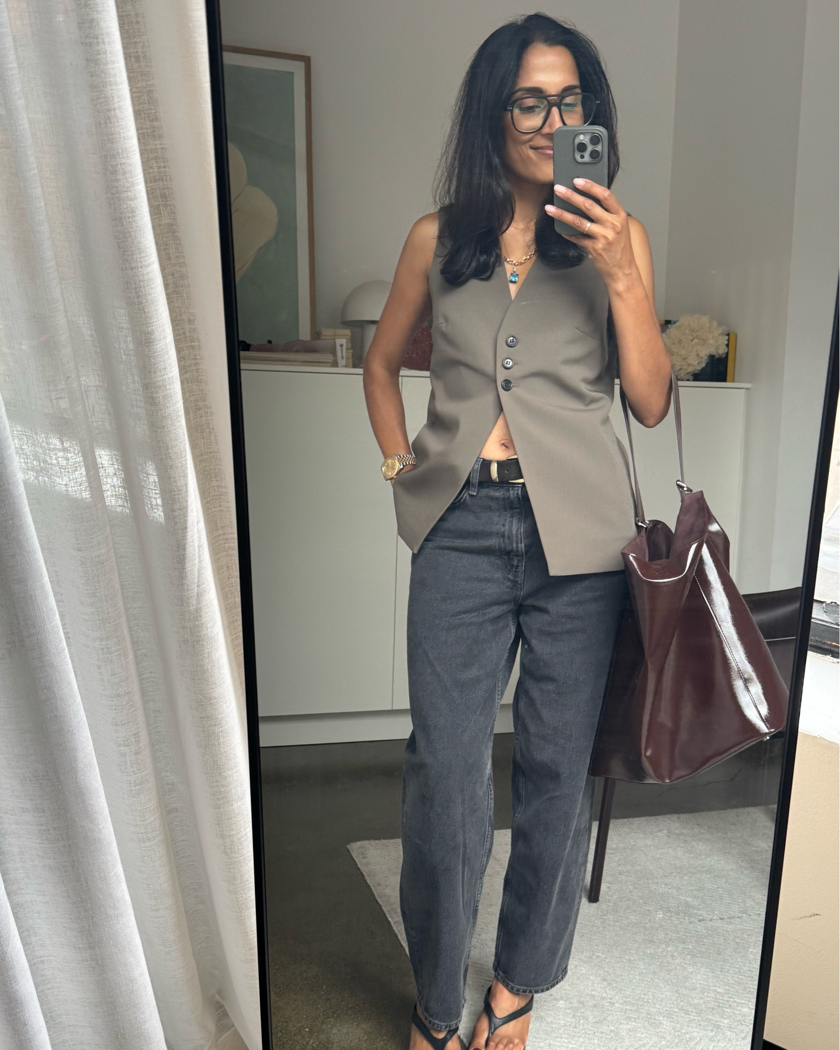 Anj’s outfit for our team lunch