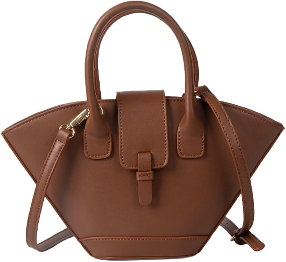 Tote Bag Purse for Women Faux Leather Hobo Bag Small Top Handle Handbag Vintage Shoulder Bag Cros... | Amazon (US)